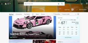 Edge 新しいタブページが英語表示になってしまった→日本語に戻す方法