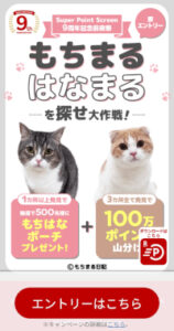 楽天Super Point Screen もちまる・はなまるはどこ？